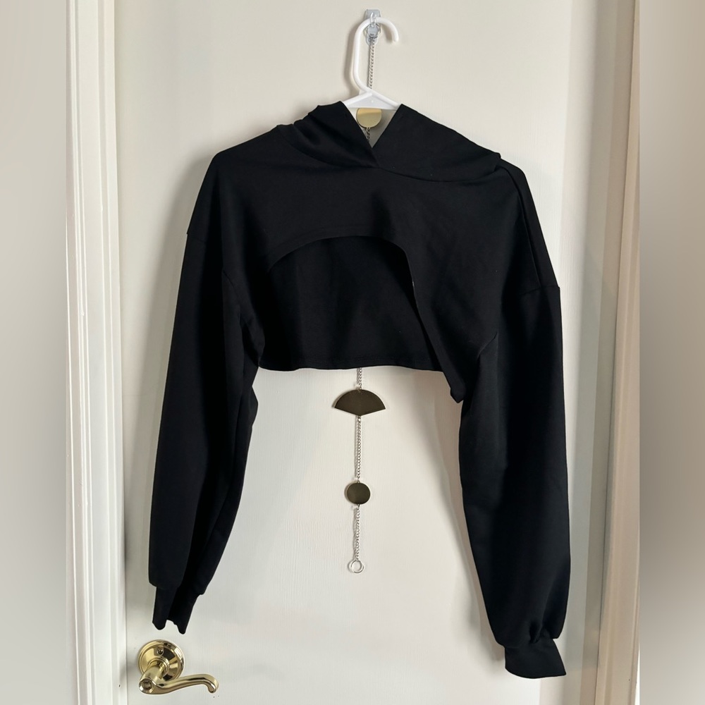 super cropped hoodie